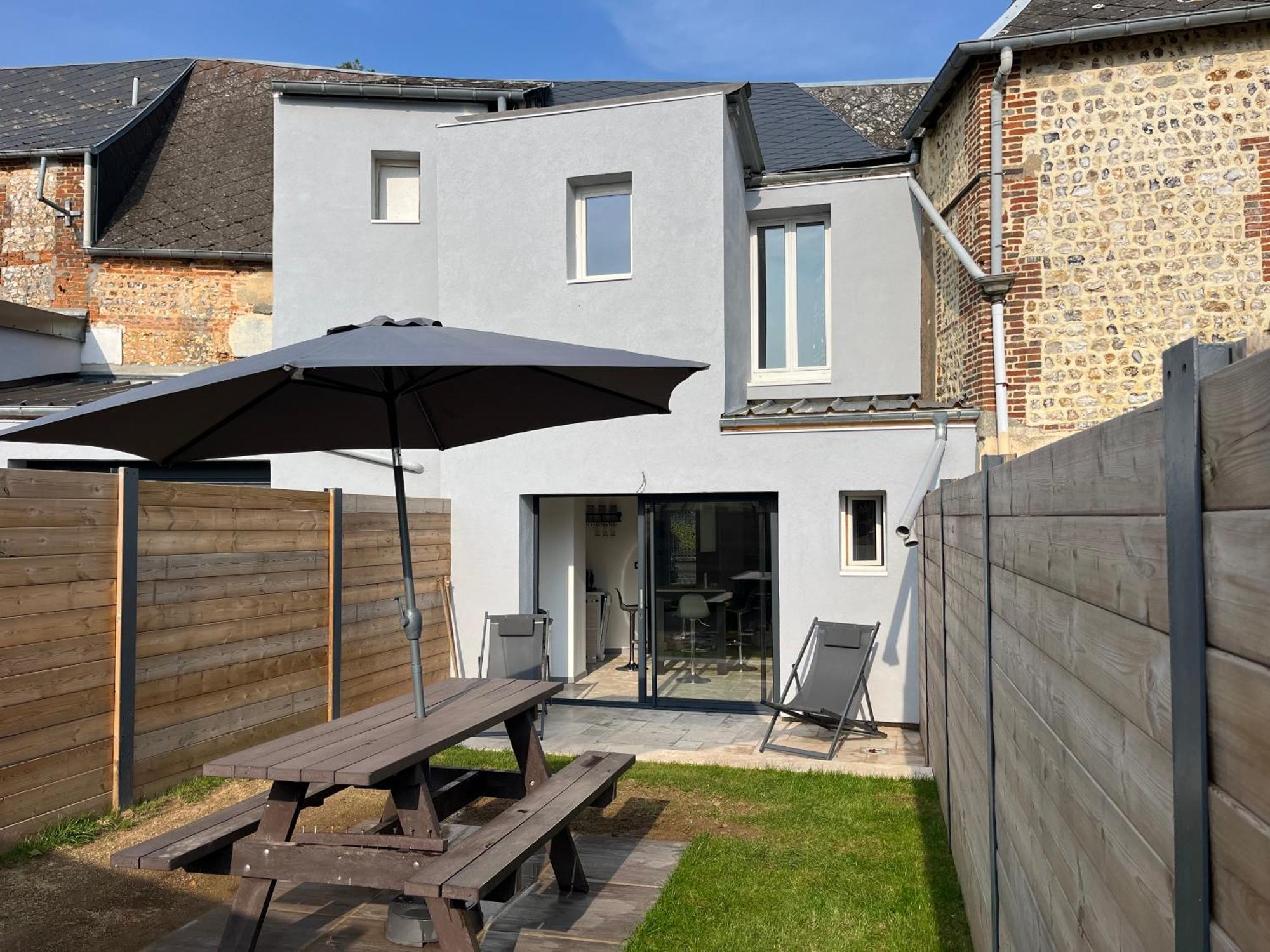 Gite Le Davidson, Maison Avec Jardin Ypreville-Biville 外观 照片