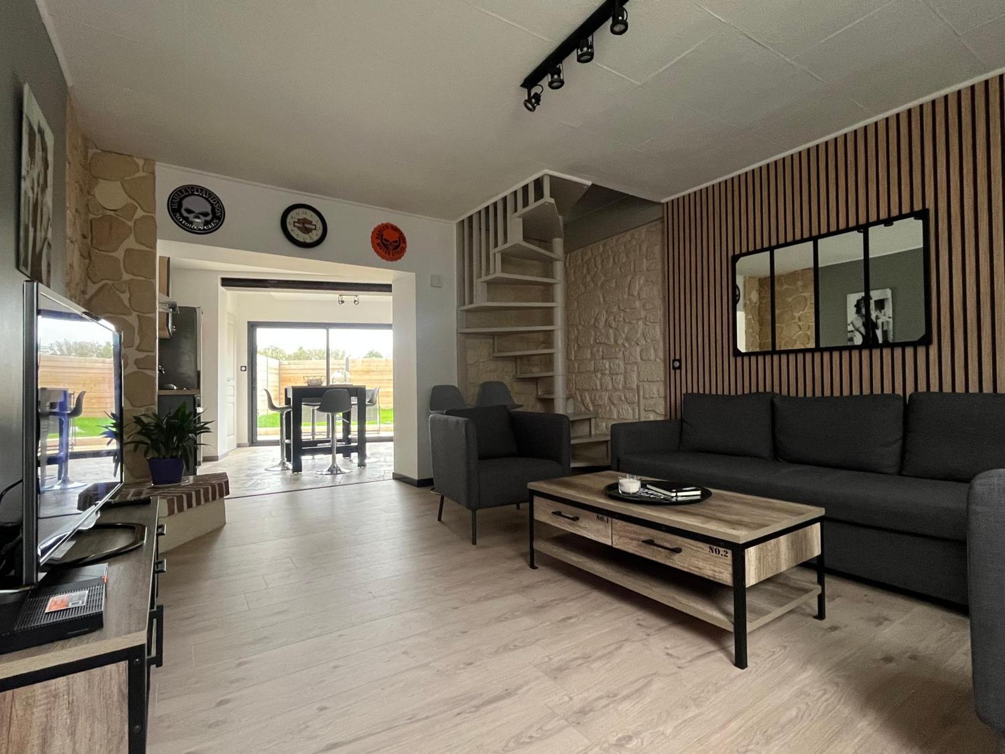 Gite Le Davidson, Maison Avec Jardin Ypreville-Biville 外观 照片